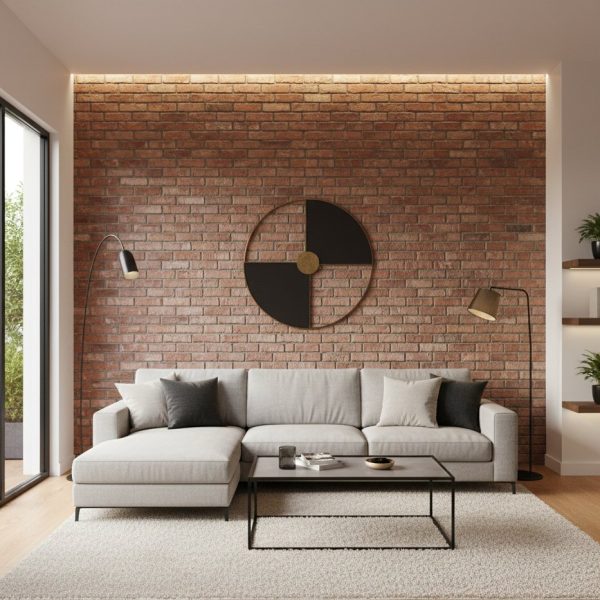 Ķieģeļu elementi modernā mājoklī: Estētika un veselīgs mikroklimats