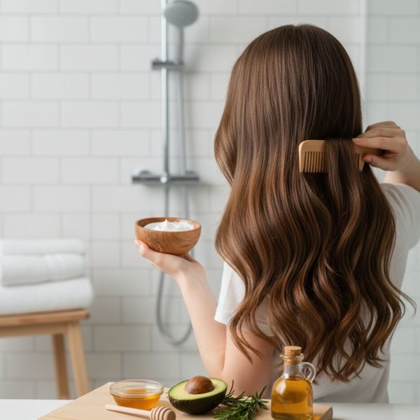 Veselīgi ieradumi: kā uzlabot matu stāvokli